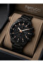 Men's Wristwatch Steel Band Black Color Functional Premium Design with Calendar Gift Boxed - 2