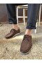 Men's Daily Genuine Leather Brown Loafer Shoes - 2
