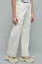 Solid Cargo Pants with Button Closure - 2