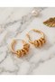 Virelta Spiral Ring Steel Earrings