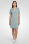 Jeans Women Ribbed Mini Dress, Mint