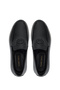 Men's Genuine Leather Black Loafer Shoes - 5