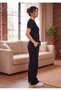 Women's Black Sweatpants - Waist-Tieable, Suitable for Daily Use, Comfortable Fit, Washable Fabric - 2