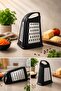 Black 3-Way Stainless Steel Grater Multi-Purpose Kitchen Grater Vegetable Cheese Carrot Grater Krw-40 - 4