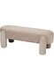 Supra Bench | Multi-Functional Stool | Upholstered Footrest Without Storage L125xW50xH43.5cm -Beige - 4
