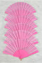 Candy Pink Bridal Bridesmaid Fan, Bride Bachelorette Party Henna Wedding Nikah Engagement Gift 6 Pieces - 5