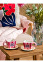 Esvab • Modern & Distinctive Popcorn Printed Porcelain Coffee Cup Set for 2 People 120 ml - 2