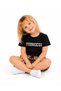 Girls' Summer Leopard Printed Sporty Stylish T-Shirt Shorts Set 3-10 Years - 4