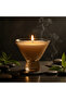 Scented Candle | Elegant Amber Glass Goblet | Hand-Poured Luxury - 4