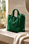 100% Cotton Green Beach Towel Transforming into a Beach Bag - 3