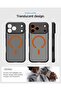 Ultra Hybrid MagFit for iPhone 17 Pro Max case cover [MagSafe compatible] (2025) - Frost Black Orange - 4