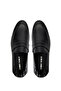 Men's Genuine Leather Black Classic Shoes - 5