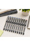 10-Piece Roller Ball Pen Set 0.7mm Fine Point Smooth Writing Pens, Blue,Red & Black Ink - 2