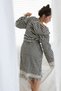 Nohut Bathrobe, Premium 100% Cotton Woven Bathrobe, Soft Weighted Bathrobe - 3