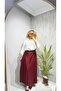 Women's Shiny Surface Pleated Skirt - 3