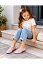 Girls' Sequined Elastic Ballerina Shoes - 5
