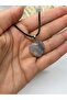 Fluorite Natural Stone Leather Cord Necklace 1 Piece - 3