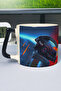 كوب سيراميك فاخر مطبوع عليه Mass Effect (قطعة واحدة) بمقبض أسود خاص V1D