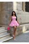 Women's Strappy Balloon Mini Dress - 4