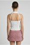Women's Polo Neck Backless Crop Blouse - 4