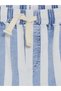 Lcw Kids Blue Striped Boys' Jean Shorts with Elastic Waist - 3