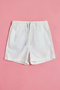 Solid Shorts with Drawstring Waist