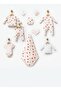 Strawberry Patterned 10 Piece Newborn Hospital Release Baby Set 100% Cotton - 2