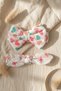 Phoebe Baby and Child Cotton Bow and Knot Hair Band 2-Piece Combination Set - Heart and Butterfly Patterned - 2