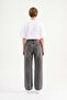 Women's Effect Loose Fit Jean Trousers Gray - 3
