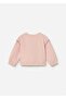 Baby Girl Zippered Sweatshirt Powder 1491 - 2