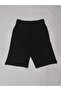 3-Piece Black Capri-Shorts School and Casual 2 Thread Combed Cotton - 3