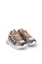 Kufa I Unisex Kids Velcro Beige / Brown Casual Sports Shoes - 2