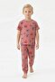 Boy's 100% Cotton Fabric and Printed Pajama Set 3-13 Years 12686Is - 4