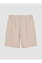 Alita city women's pleated shorts with linen blend difference - 6
