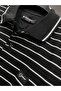 Gewer Slim Fit Men's Polo Collar Short Sleeve Striped T-Shirt 7702 - 3