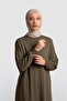Sports Sweat Cotton Dress Sage - 3