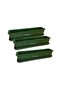 Three Rectangular Planting Pots, 60cm Long