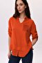Stone Pocket Detailed Shirt Blouse - 3
