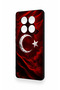 Redmi Note 14 Pro 5g Compatible Wolf Turkish Flag Patterned Silicone Case - 4