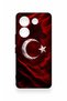 Tecno Camon 20 Pro Compatible Silicone Case with Wolf Turkish Flag Pattern - 2