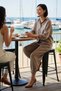 Women's Plus Size Oversize Shirt Collar Long Sleeve Wide Leg Pants Set Relaxed Fit Casual Modern - 3