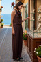 Women's Sleeveless Degaje Collar Wide Leg Pique Knitted Suit Modal Polyester Blend Relaxed Fit Casual Stylish - 2