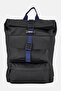 Men Brand Logo Backpack, Black