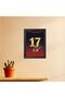 Alayra AB de Villiers Poster Frame Bangalore Jersey Print with Signature Photo Framed Painting - 2
