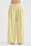 Women's Front Pleated Detailed Design Palazzo Trousers