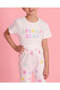 Girls White Dreamy Star Print Pyjama Set - 5