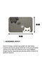 Cute Cats Design Door Mat 70X45 Pvc Non-Slip Base Stain Resistant - 3