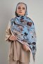 Beige Zera Shawl Collection Italian Stitched Miracle Fabric Floral Patterned 202132_12
