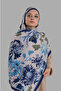 Cobalt Blue Zera Shawl Collection Italian Stitched Miracle Fabric Floral Patterned 202132_24