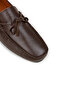 Men's Genuine Leather Brown Loafer Shoes - 5